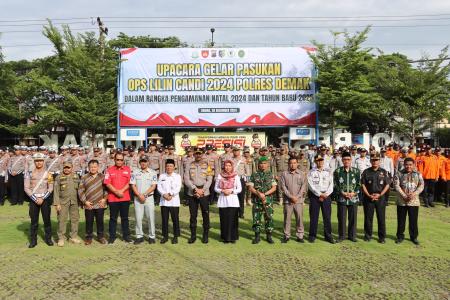 RATUSAN PERSONEL IKUTI  APEL GELAR