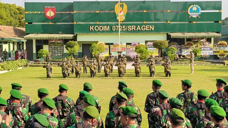 HUT TNI, Kodim Sragen Dapat Kejutan Dari Kapolres