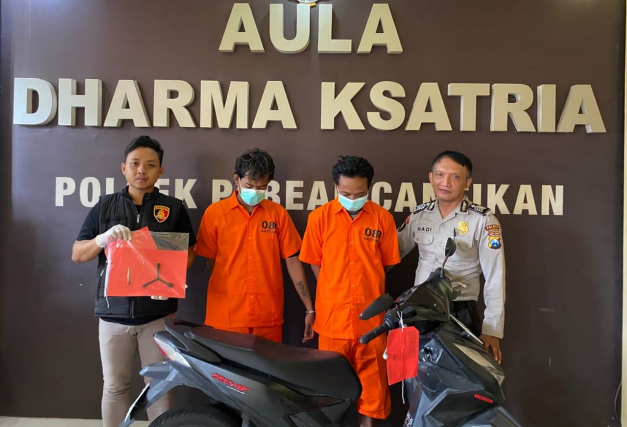 Polisi Berhasil Amankan Komplotan Pencuri Motor Toko Listrik Jagalan Surabaya