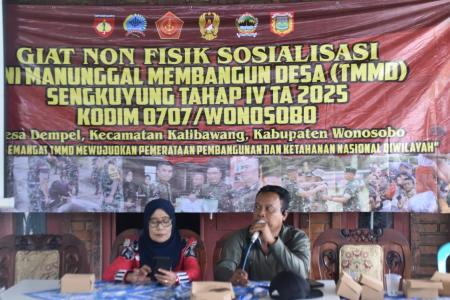 TMMD Sengkuyung IV Kodim 0707Wonosobo Wujudkan Kepedulian Kesehatan Ma