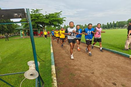 Ukur Kemampuan Fisik Prajurit Kodim 08