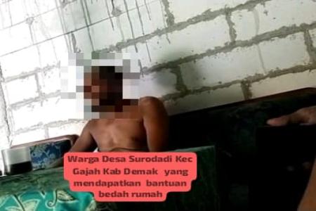 BANTUAN RTLH DI DESA SURODADI, KEC